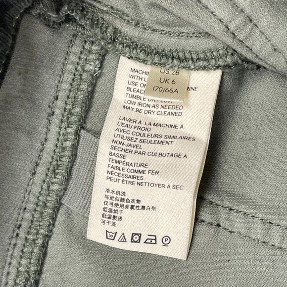 Anthropologie Pilcro High Rise Skinny Corduroy Camouflage Pants Women 26 Stretch - Picture 8 of 11